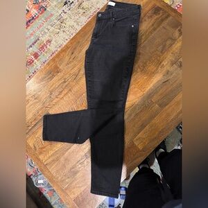 Gap 1969 black denim curvy true skinny jeans